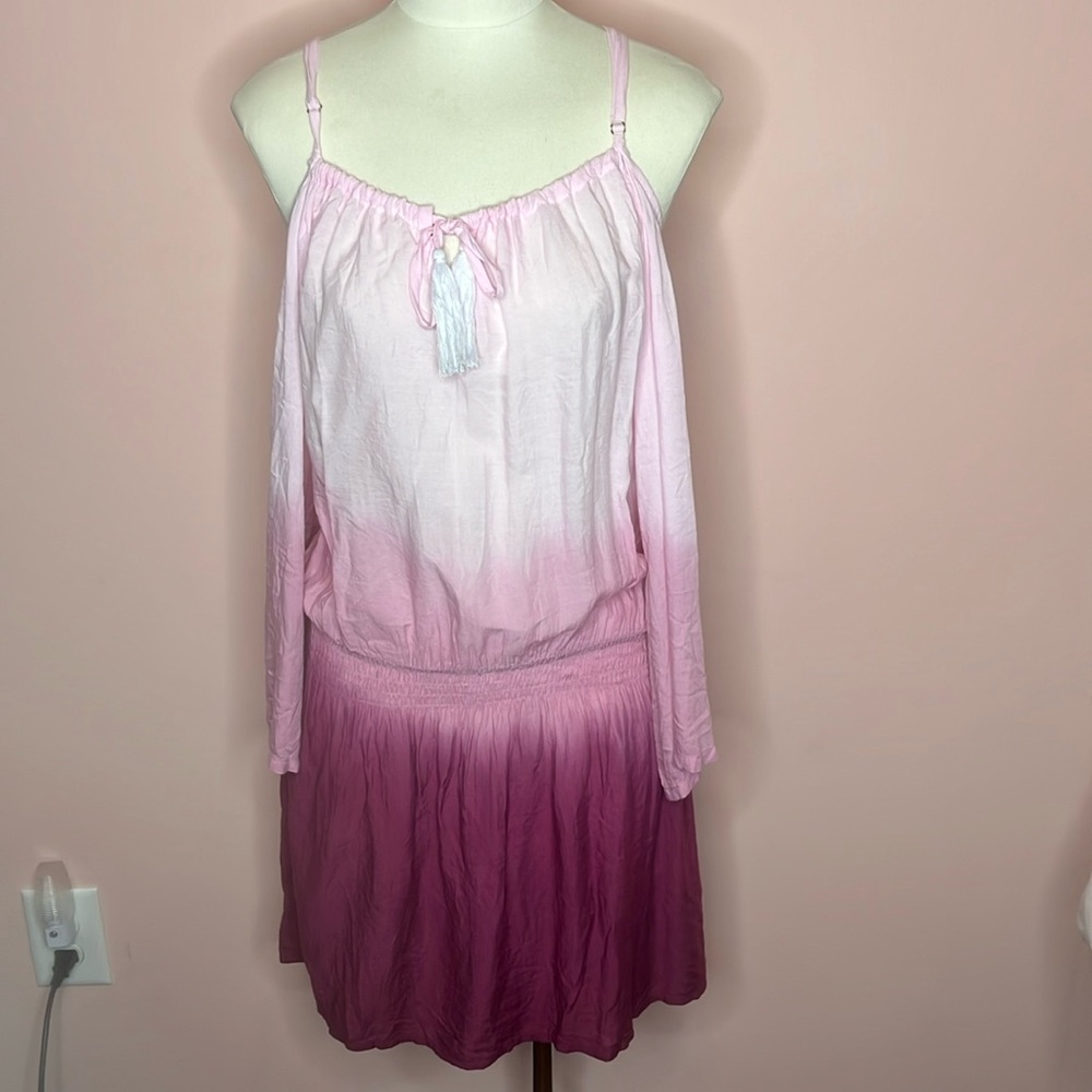 NWT Lani Lau Kimi Pink Ombre Dress
